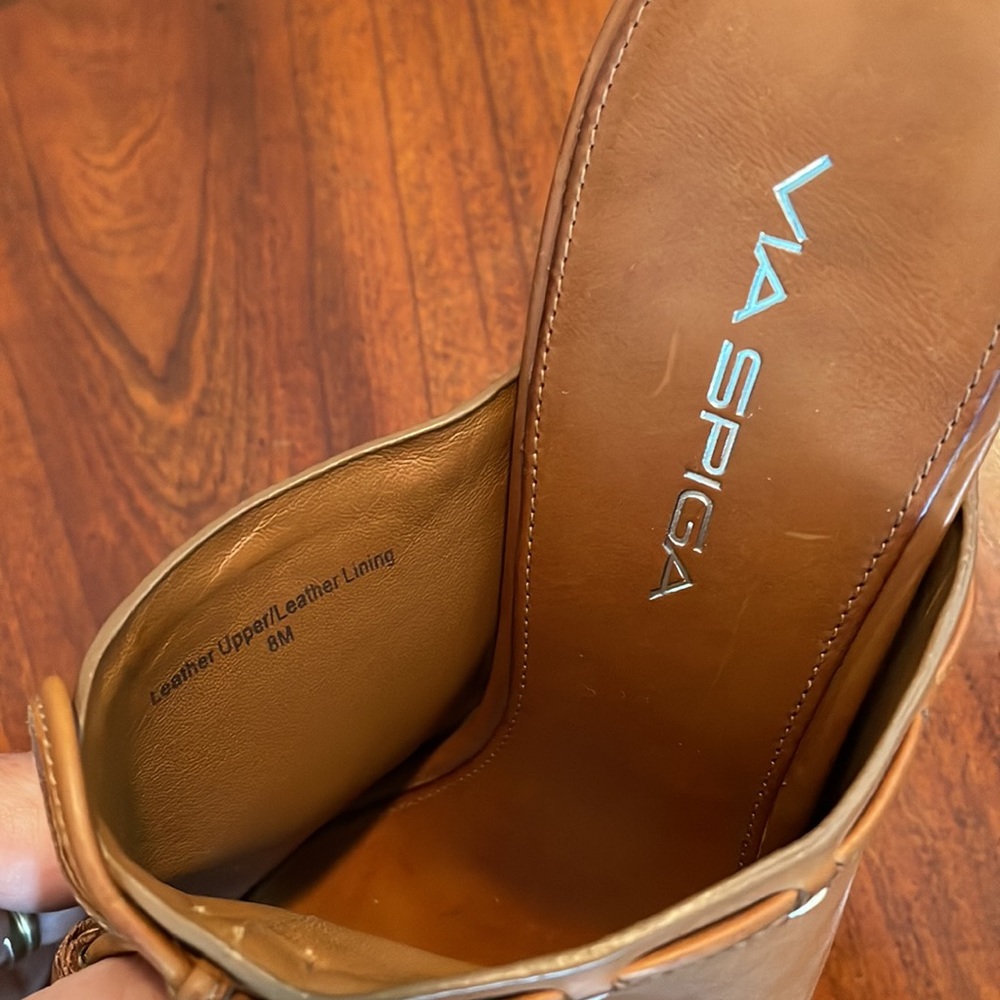 Via Spiga ALLSTON Leather Heels Size 8 - Picture 9 of 9